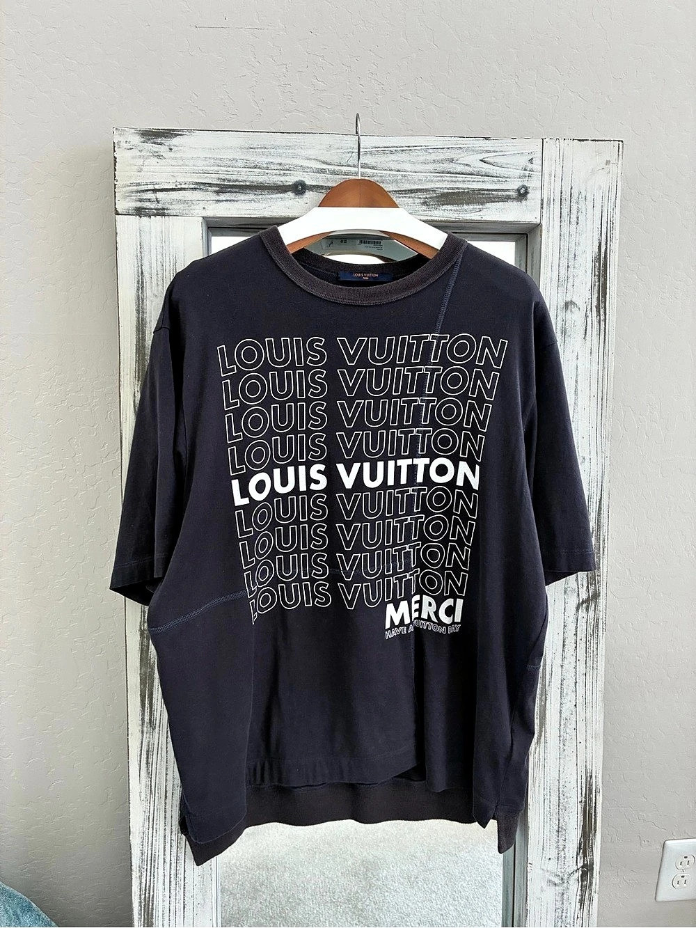 Louis Vuitton Merci Have A Vuitton Day T-Shirt Black Large
